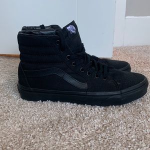 NEW hi top vans canvas